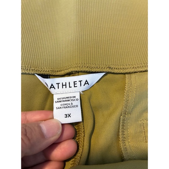 Athleta‎ Venice Jogger Pants Pockets High Rise Athletic Olive Green 3X - Picture 4 of 8